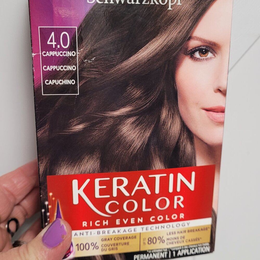Schwarzkopf Keratin Color 4.0 Cappuccino NWOT